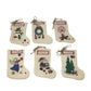 Vintage Miniature Christmas Stockings (6) - A+ Stuff - Seasonal & Holiday Decorations - A+ Stuff