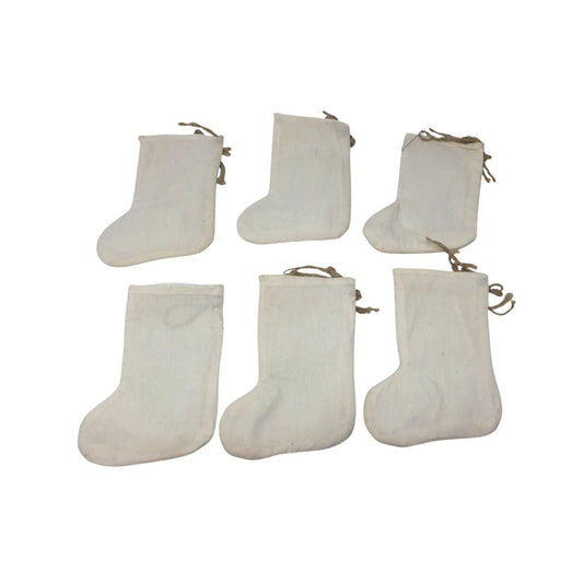 Vintage Miniature Christmas Stockings (6) - A+ Stuff - Seasonal & Holiday Decorations - A+ Stuff