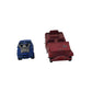 Vintage Miniature Die Cast Toy Cars - Red Jeep & Micro Machines Blue Flamed Camaro - micro machines - Toy Cars - A+ Stuff