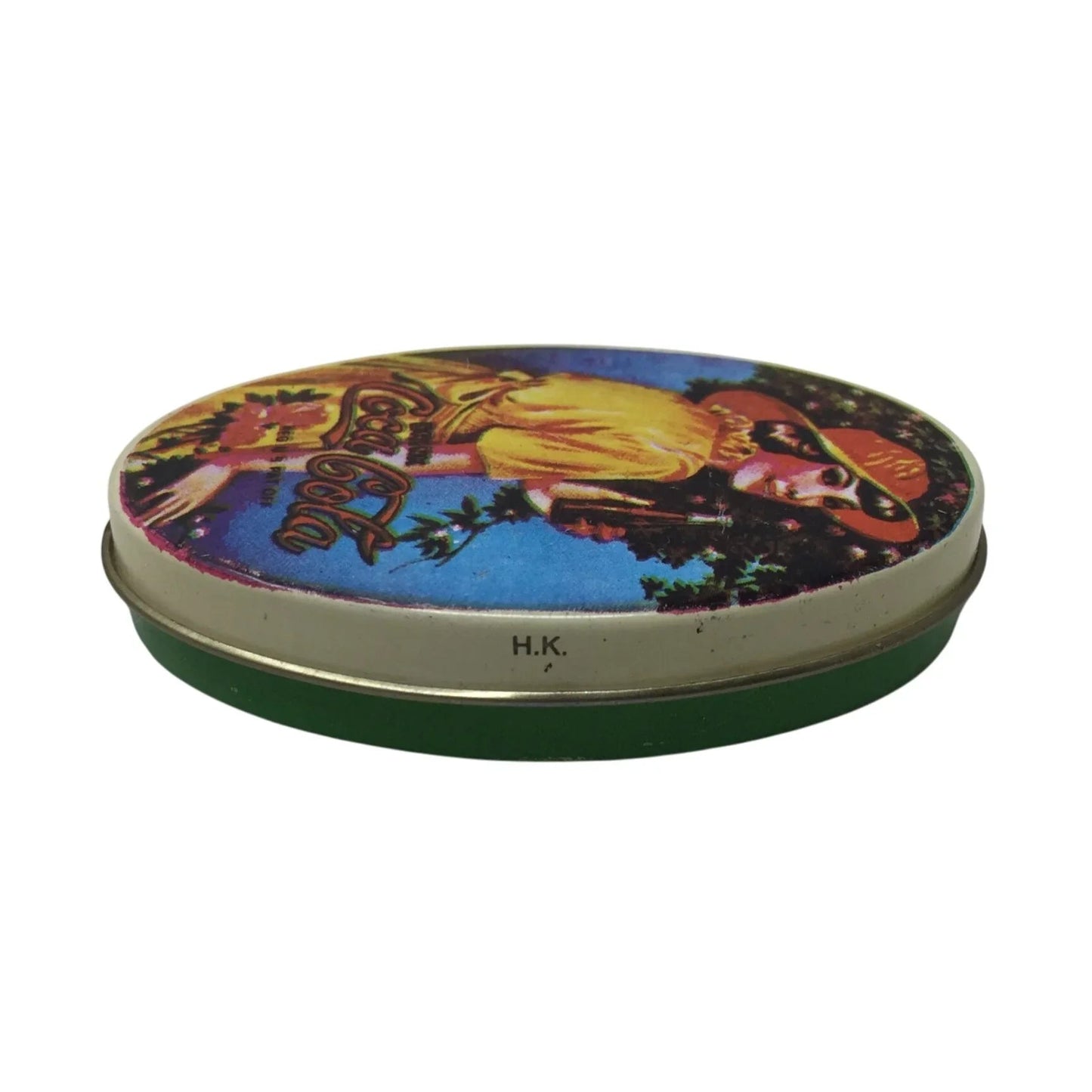 Vintage Miniature ''Drink Coca Cola'' Advertising Oval Tin with Lid - coca cola - Advertising & Marketing - A+ Stuff
