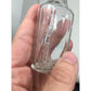 Vintage Miniature Duraglas Clear Glass Bottle with Black Lid - duraglas - Glass - A+ Stuff