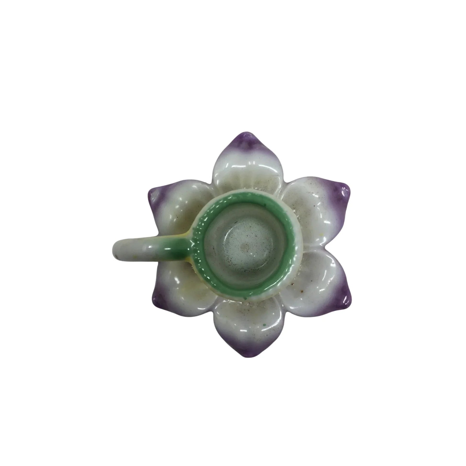 Vintage Miniature Flower Shaped Candle Stick Holder with Handle - A+ Stuff - Candle Holders - A+ Stuff