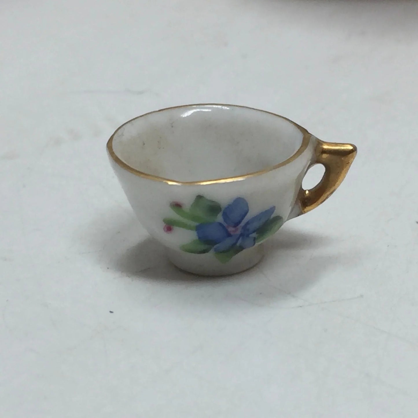 Vintage Miniature "Home Sweet Home" Pitcher and Floral Tea Cup - A+ Stuff - Collectibles - A+ Stuff