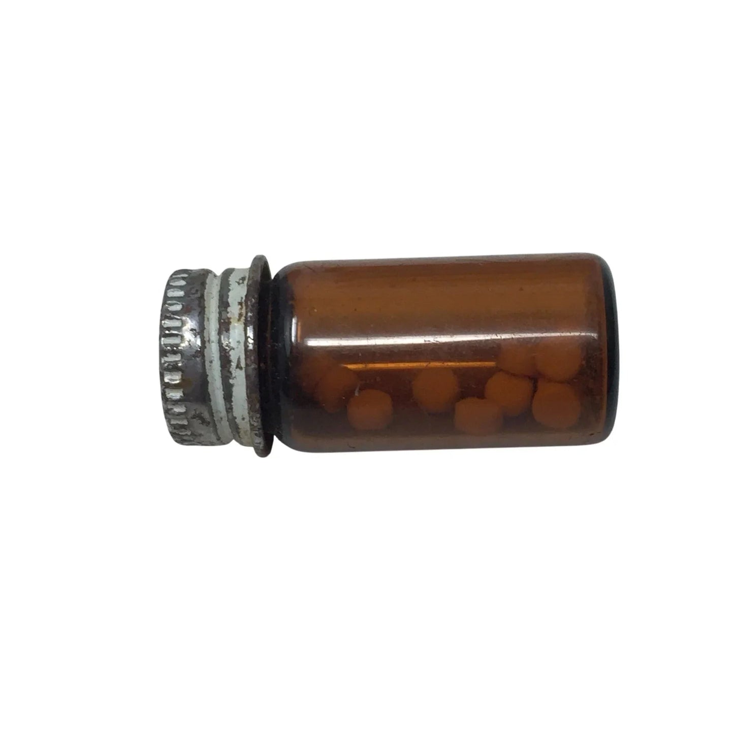 Vintage Miniature Lidded Pill Bottle with Fake pills inside - A+ Stuff - Collectibles - A+ Stuff