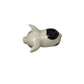 Vintage Miniature Porcelain Hagen Renaker Standing White Piglet with Black Spots - A+ Stuff - Figurines - A+ Stuff
