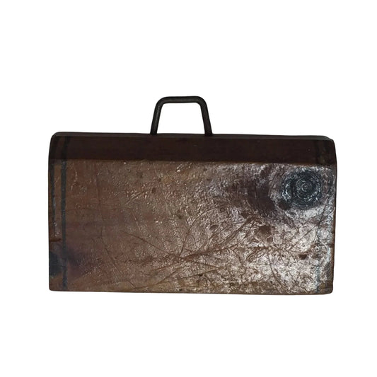 Vintage Miniature ''Portland Oregon'' Brown Wooden Suitcase - A+ Stuff - Collectibles - A+ Stuff