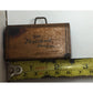 Vintage Miniature ''Portland Oregon'' Brown Wooden Suitcase - A+ Stuff - Collectibles - A+ Stuff