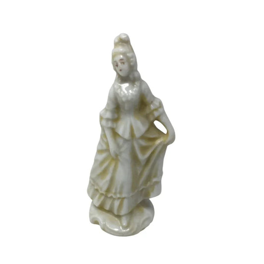 Vintage Miniature Victorian Style Figurine - Lady in a dress - A+ Stuff - Figurines - A+ Stuff
