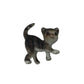 Vintage Miniature Walking Kitty Cat Figurine - Gray/White - A+ Stuff - Figurines - A+ Stuff