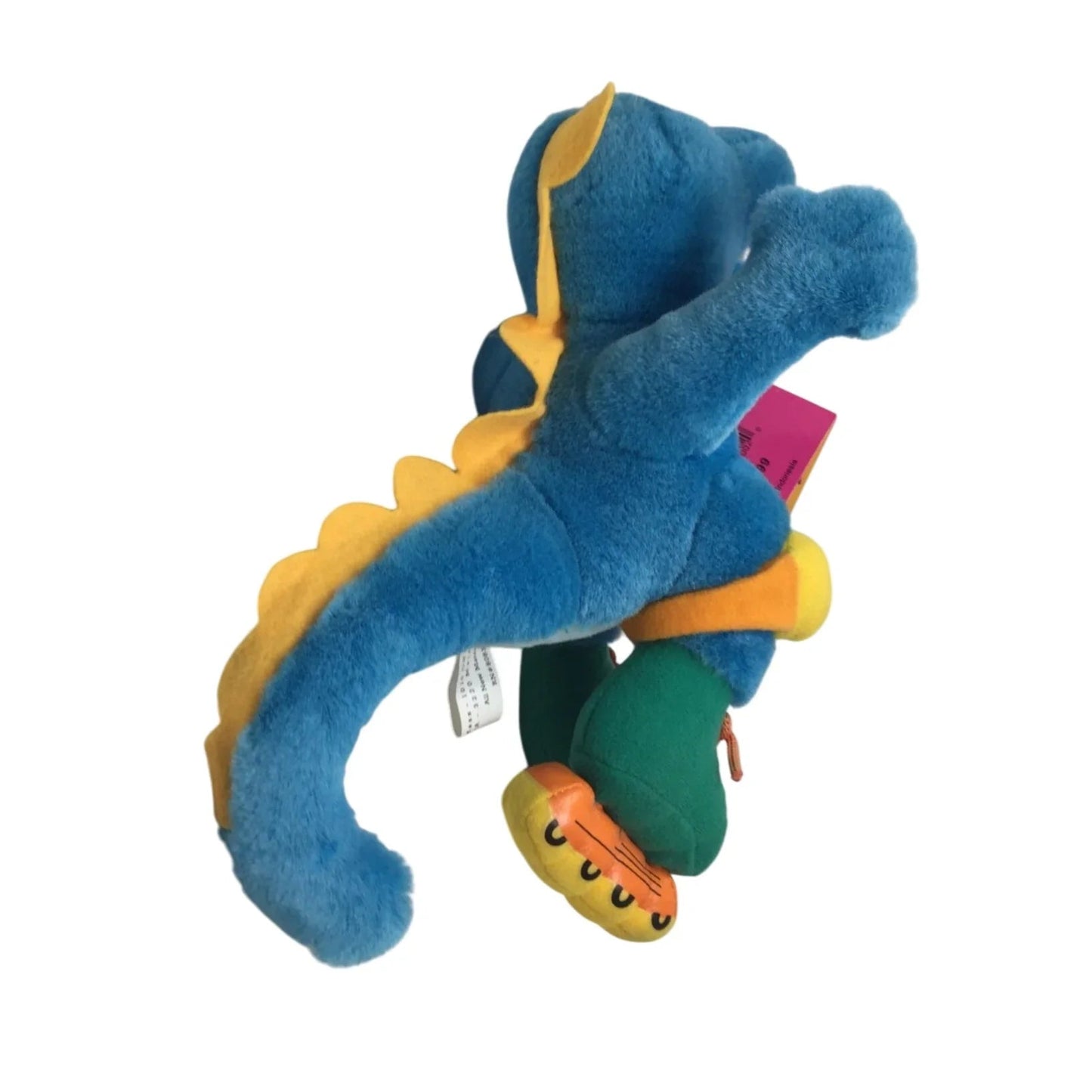Vintage Montysaurus Accent International Plush Stuffed Blue Dinosaur - Accent International - Stuffed Animals - A+ Stuff