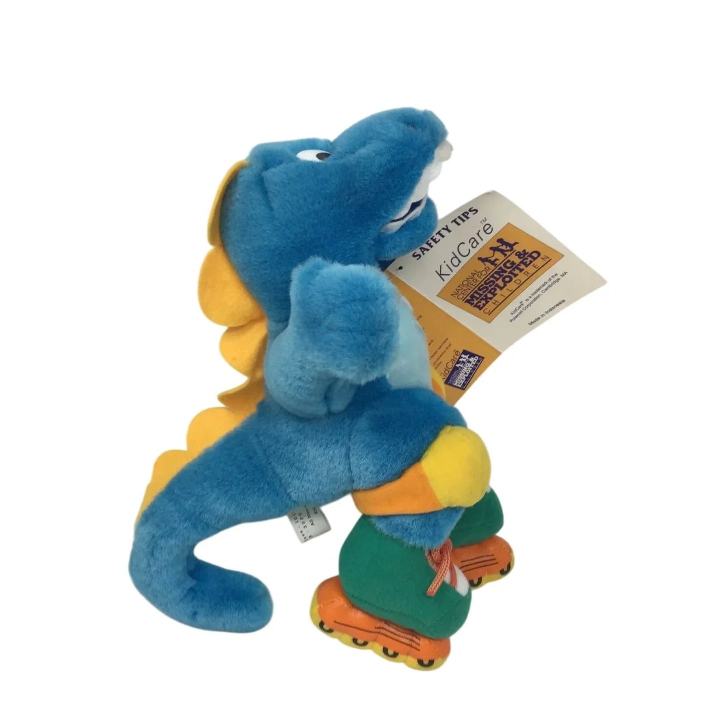 Vintage Montysaurus Accent International Plush Stuffed Blue Dinosaur - Accent International - Stuffed Animals - A+ Stuff