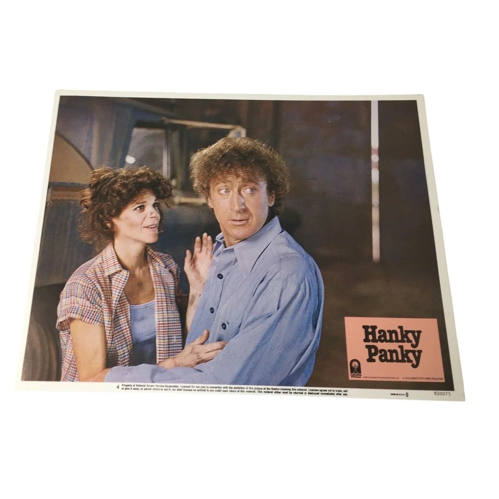Vintage Movie Stills Poster Collectible- Hanky Panky with Gene Wilder & Gilda Radner - A+ Stuff