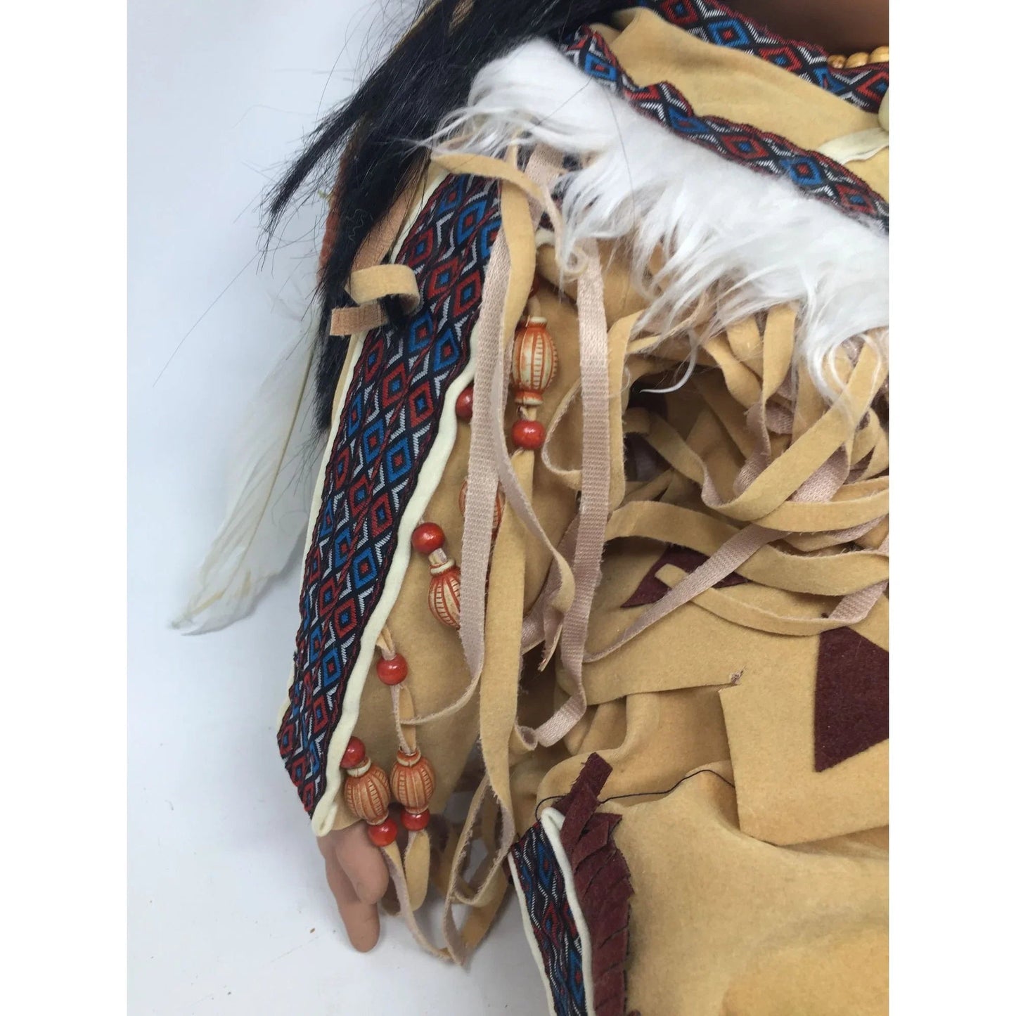 Vintage Native American Duck House Porcelain Heirloom Doll in Box - A+ Stuff