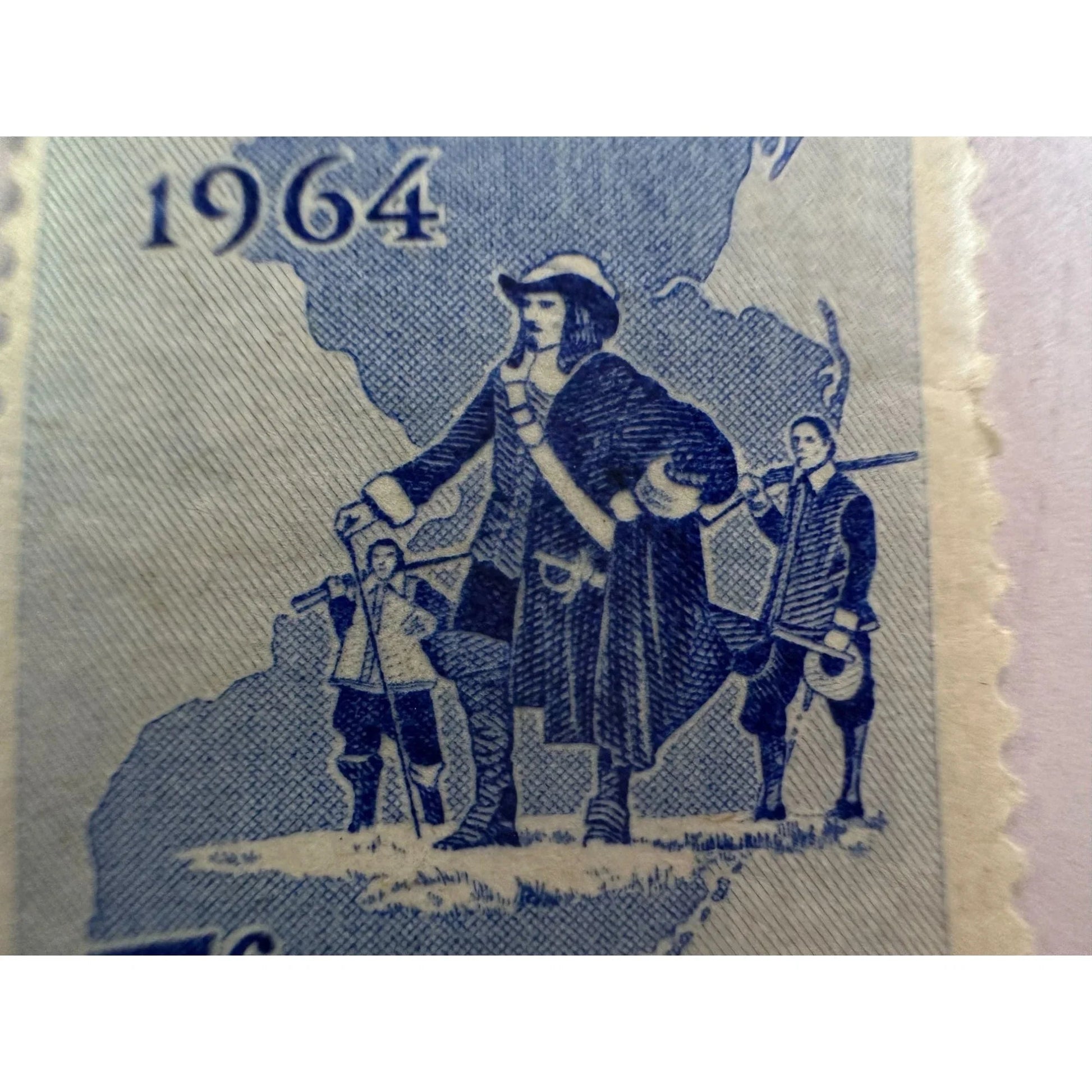 Vintage New Jersey Tercentenary 5 Cent United States Postage Stamp - A+ Stuff - Stamp - A+ Stuff