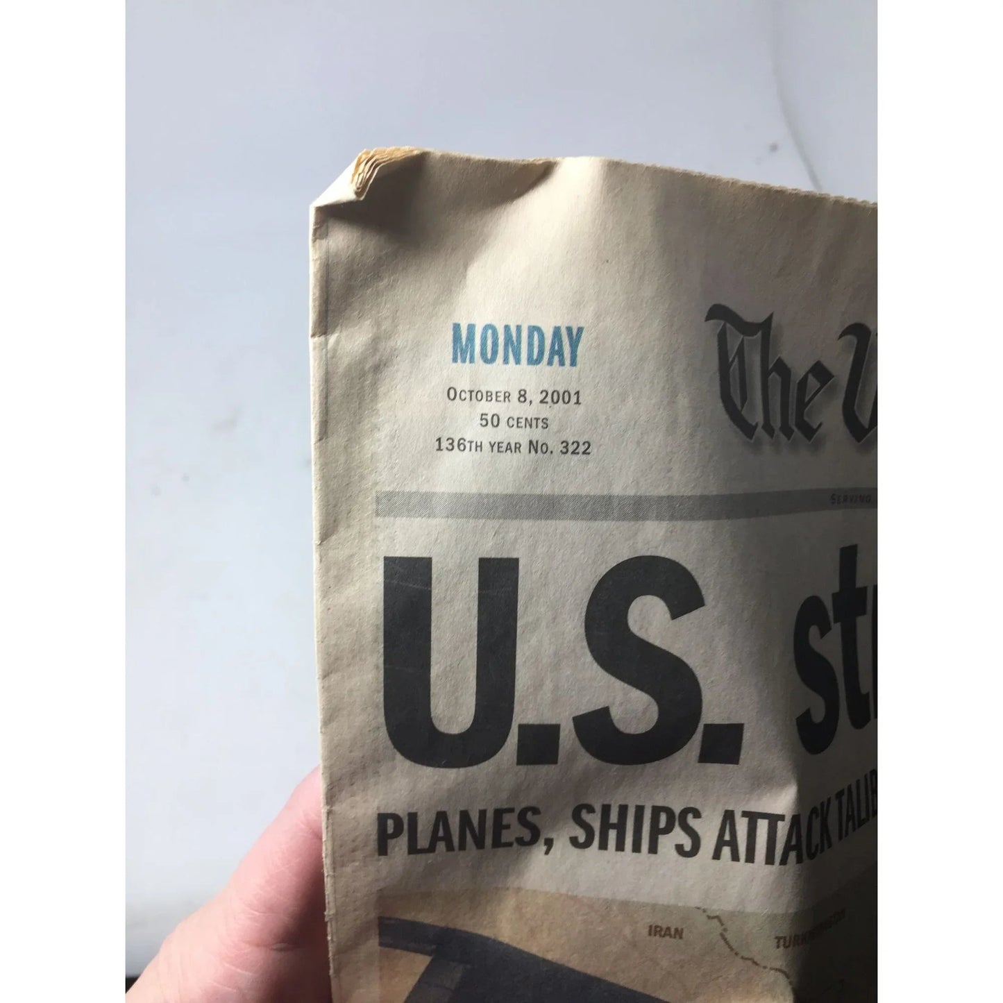 Vintage Newspapers from Sept 12 - 14, 2001 and Oct. 8, 2001 - A+ Stuff - Collectibles - A+ Stuff