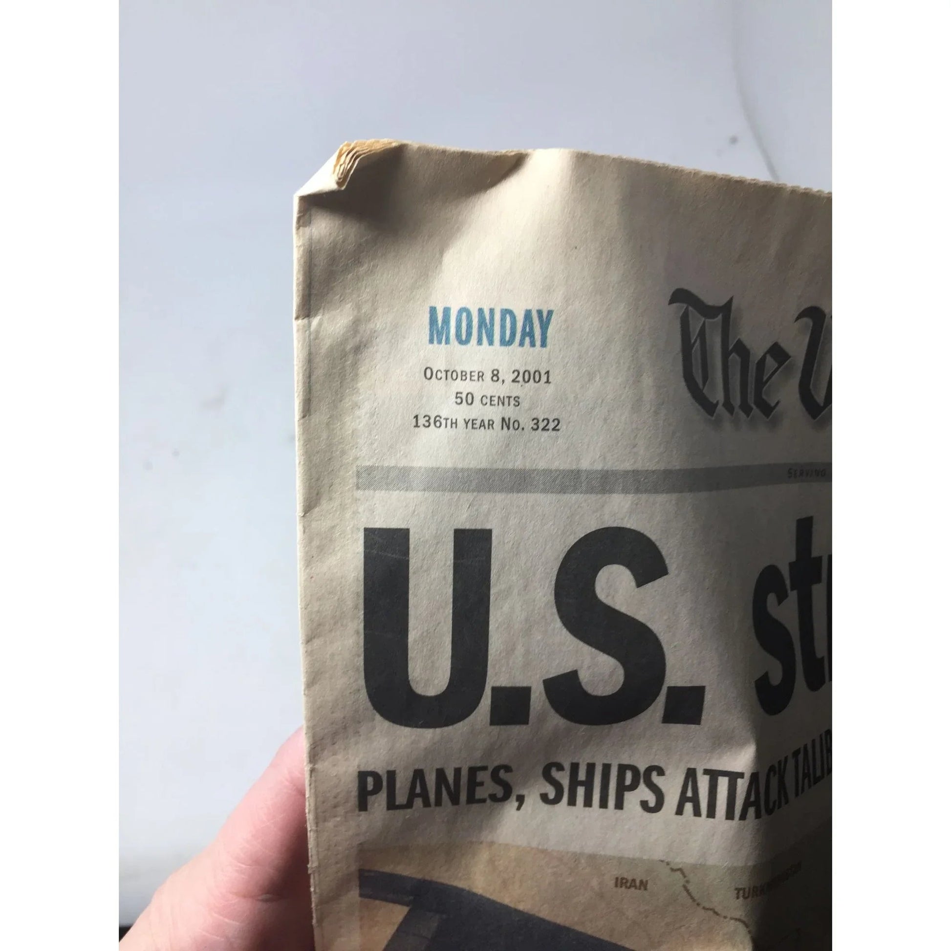 Vintage Newspapers from Sept 12 - 14, 2001 and Oct. 8, 2001 - A+ Stuff - Collectibles - A+ Stuff