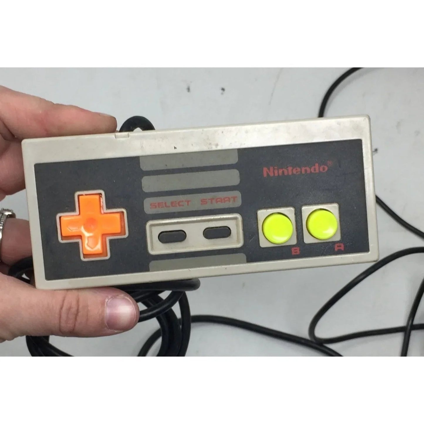 Vintage Nintendo Entertainment System Model NES - 001 with Adapter & Controller - nintendo - Games - A+ Stuff