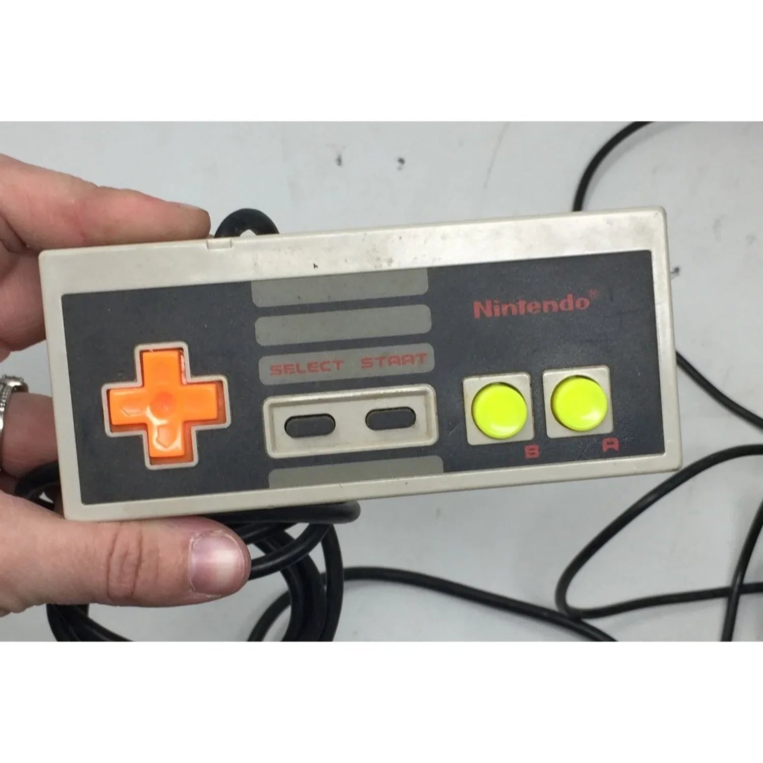 Vintage Nintendo Entertainment System Model NES - 001 with Adapter & Controller - nintendo - Games - A+ Stuff