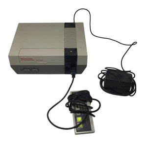 Vintage Nintendo Entertainment System Model NES-001 with Adapter & Controller