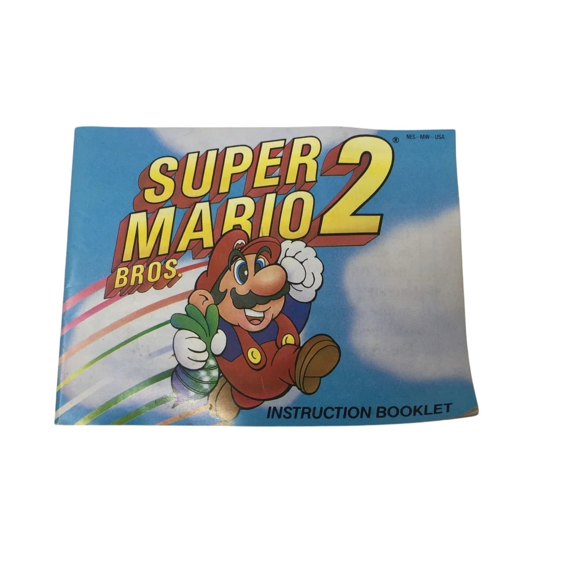 Vintage NINTENDO SUPER MARIO BROS 2 INSTRUCTION BOOKLET - NINTENDO - Books - A+ Stuff