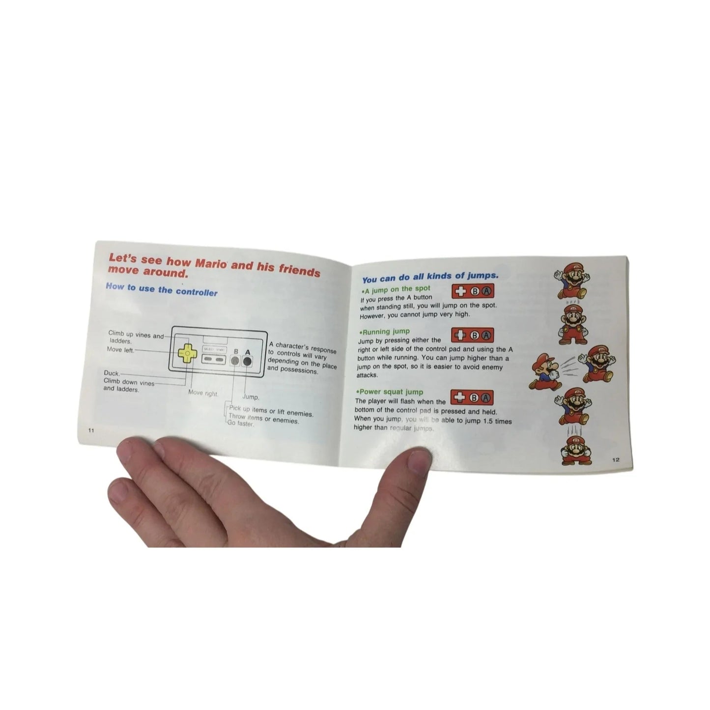 Vintage NINTENDO SUPER MARIO BROS 2 INSTRUCTION BOOKLET - NINTENDO - Books - A+ Stuff