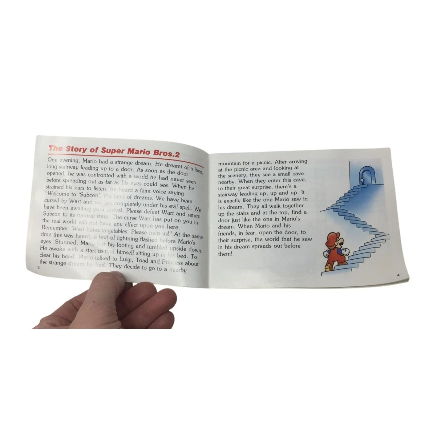 Vintage NINTENDO SUPER MARIO BROS 2 INSTRUCTION BOOKLET - NINTENDO - Books - A+ Stuff