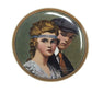Vintage Norman Rockwell Plate ''Meeting on the Path'' (Plate 3435 B) - The Norman Rockwell Museum, Inc. - Plates - A+ Stuff