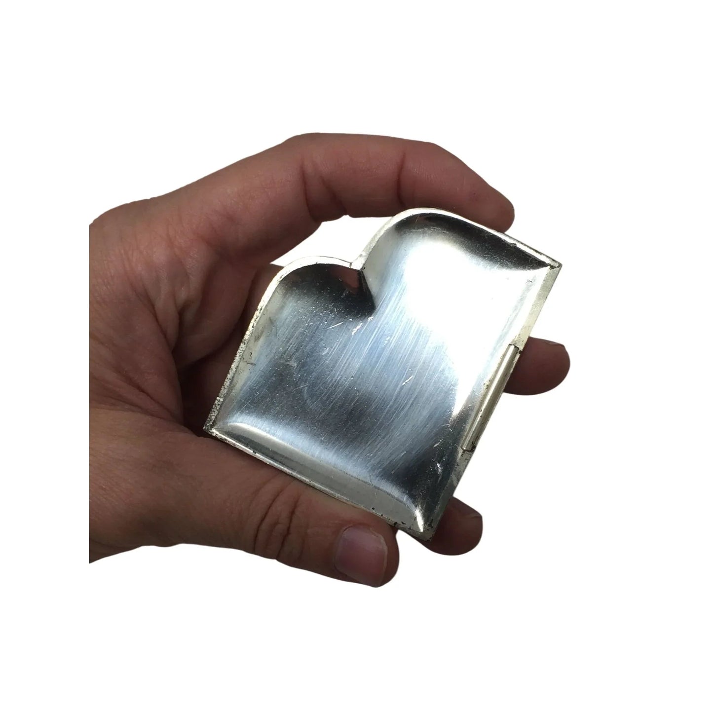 Vintage Occupied Japan Silver/Blue Piano Shaped Trinket Box - A+ Stuff - Collectibles - A+ Stuff