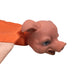 Vintage Pig Hand Puppet Wearing Orange Outfit with Green Clover - A+ Stuff - Puppets & Marionettes - A+ Stuff