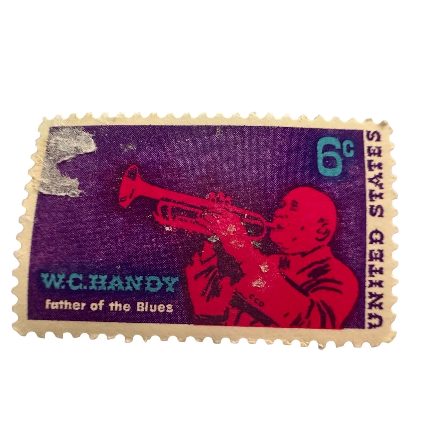 Vintage Postage Stamp - 6 Cent United States W.C. Handy Father of the Blues - A+ Stuff - Stamp - A+ Stuff