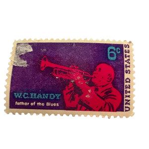 Vintage Postage Stamp - 6 Cent United States W.C. Handy Father of the Blues