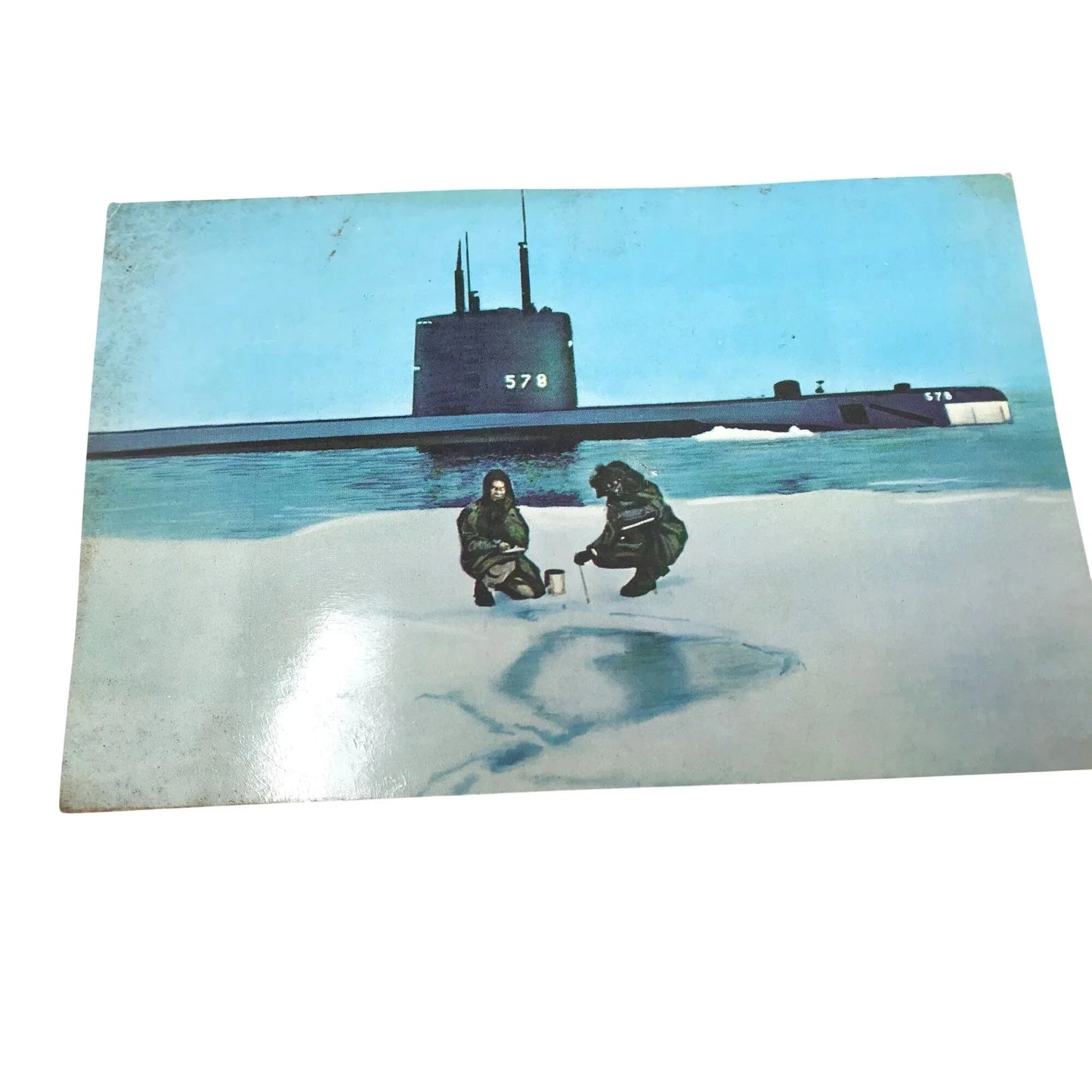 Vintage Postcards Trappers Lake, Nabisco Defenders, 1950s w Stamps - National Biscuit Co (Nabisco) - Postcards - A+ Stuff