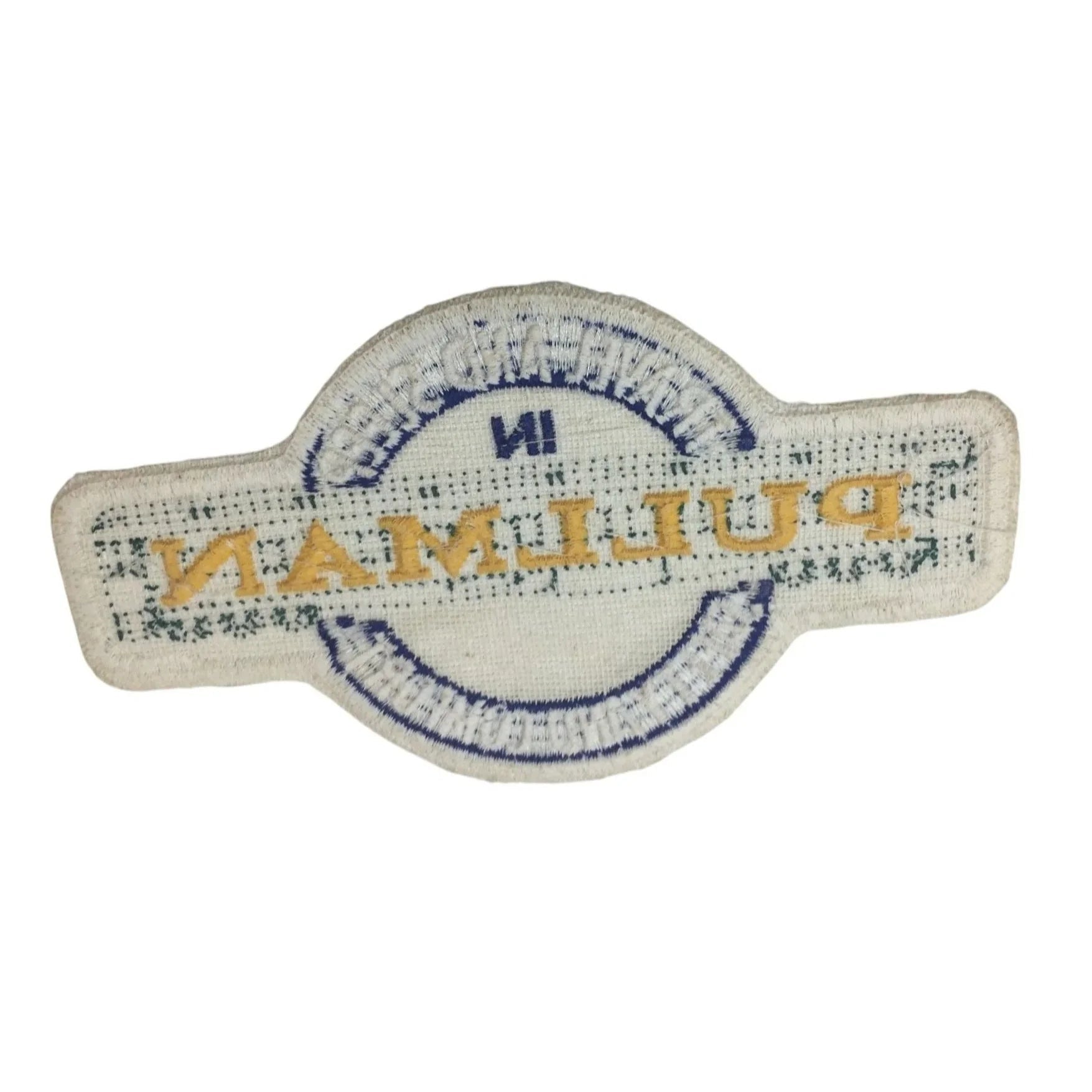 Vintage Pullman Train Embroidery Patch “Travel And Sleep In Safety And Comfort” - A+ Stuff - Collectibles - A+ Stuff