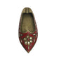 Vintage Red/Gold Brass Ashtray with Floral Patterned - A+ Stuff - Collectibles - A+ Stuff