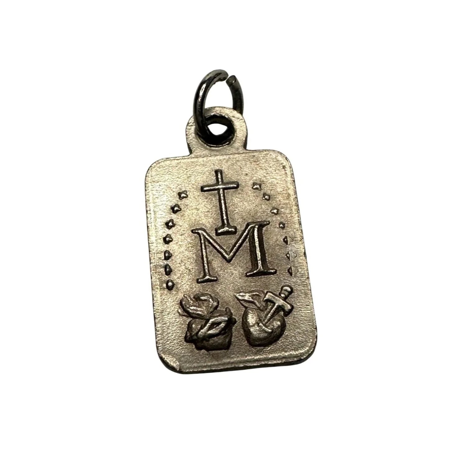 Vintage Religious Medal Silver Tone Pendant ''Our Lady Of Medjugorje'' - A+ Stuff - Pendant - A+ Stuff