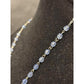 Vintage Religious Rosary with Virgin Mary and Jesus Medal and Blue Clear Beads - A+ Stuff - Religious Items - A+ Stuff