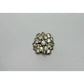 Vintage Rhinestone Cluster Dome Silver Tone Brooch Pin - A+ Stuff - Brooch - A+ Stuff