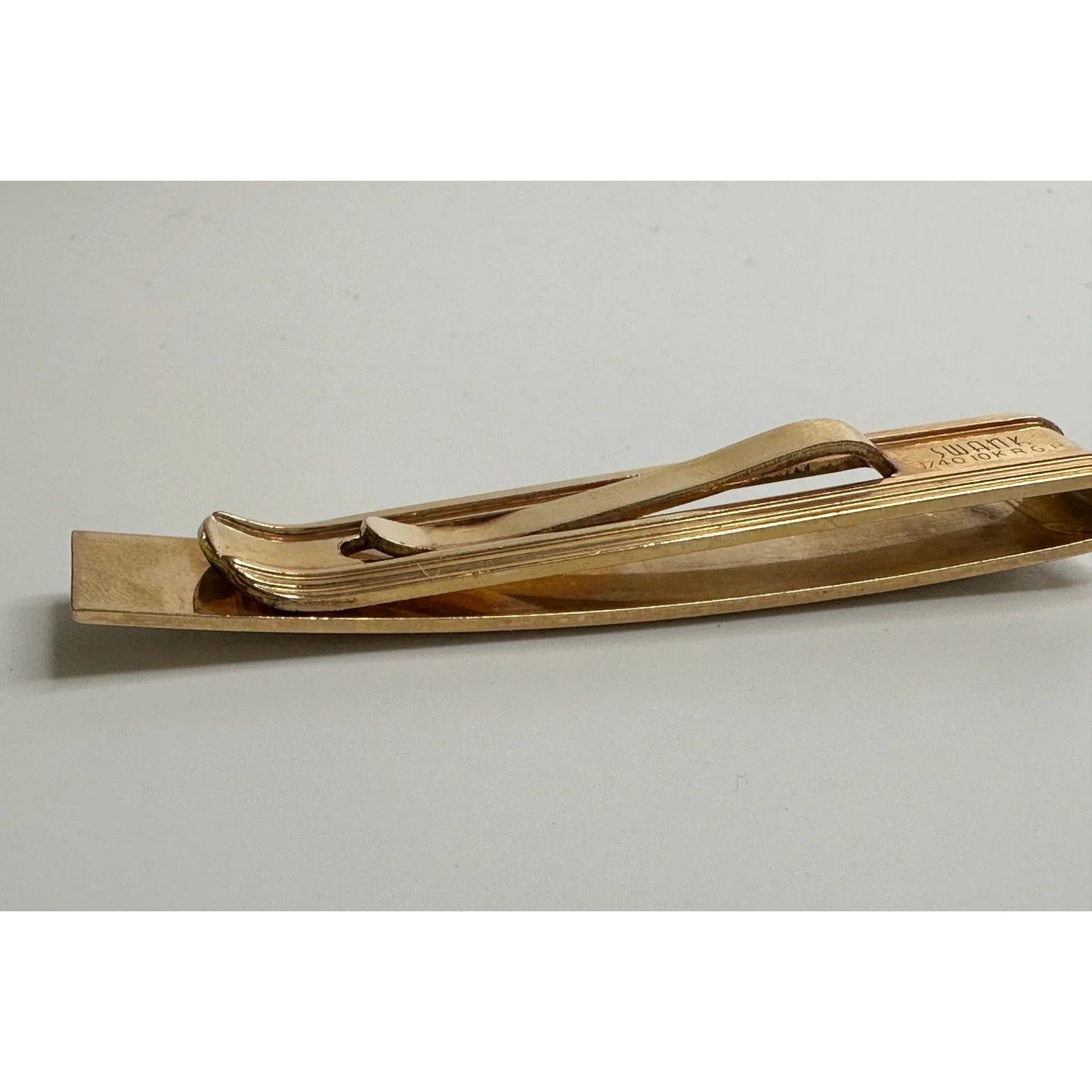Vintage Rolled Gold Plate Swank Tie Bar - SWANK - A+ Stuff