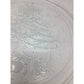 Vintage Round Clear Glass Christmas Tree Holiday Plate/Platter - A+ Stuff