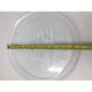 Vintage Round Clear Glass Christmas Tree Holiday Plate/Platter - A+ Stuff