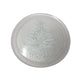 Vintage Round Clear Glass Christmas Tree Holiday Plate/Platter - A+ Stuff