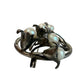 Vintage Round Silver Tone Brooch with Faux Pearls and Flowers on it - A+ Stuff - Brooch - A+ Stuff