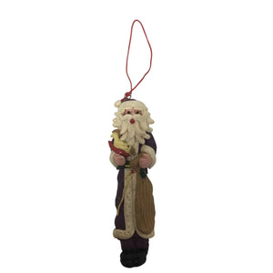 Vintage Santa Claus Christmas Tree Ornament- 5'' tall