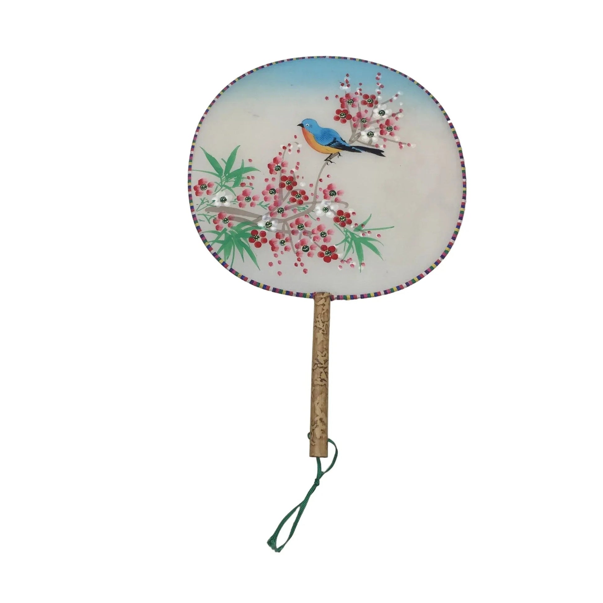 Vintage Set of 3 Chinese/Japanese Round Hand Fans - A+ Stuff - Collectibles - A+ Stuff