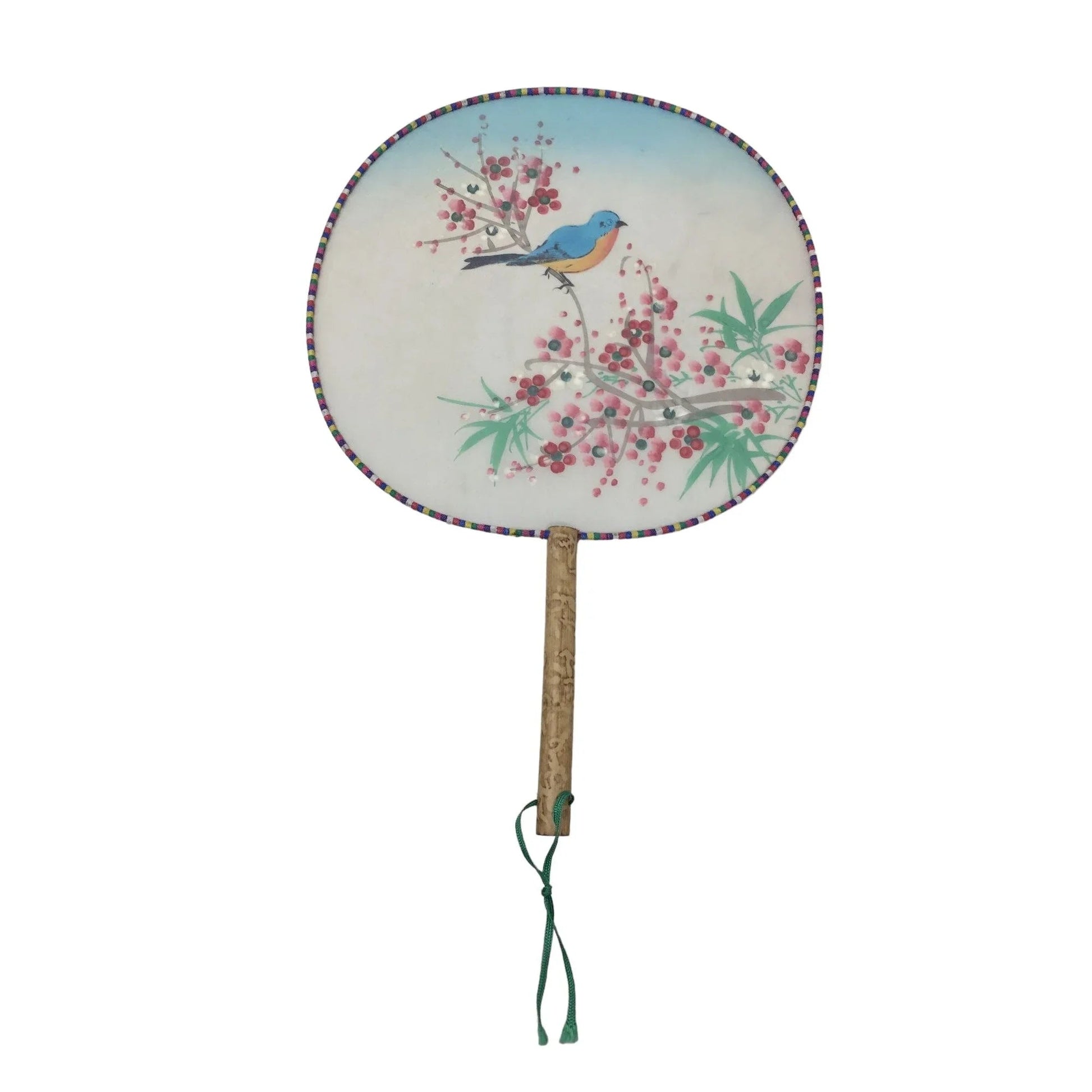 Vintage Set of 3 Chinese/Japanese Round Hand Fans - A+ Stuff - Collectibles - A+ Stuff