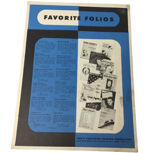 Vintage Sheet Music 1947 ''Ask Anyone Who Knows'' - A+ Stuff - sheet music - A+ Stuff