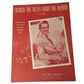 Vintage Sheet Music - ACROSS THE ALLEY FROM THE ALAMO - A+ Stuff - sheet music - A+ Stuff