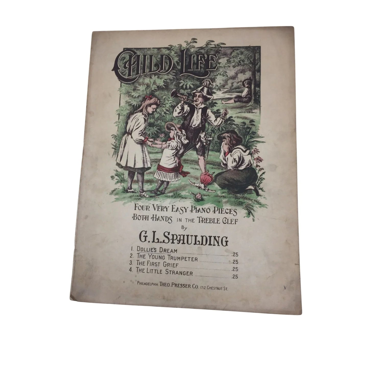 Vintage Sheet Music Book - ''Child Life'' by J L Spaulding - A+ Stuff - SHEET MUSIC - A+ Stuff
