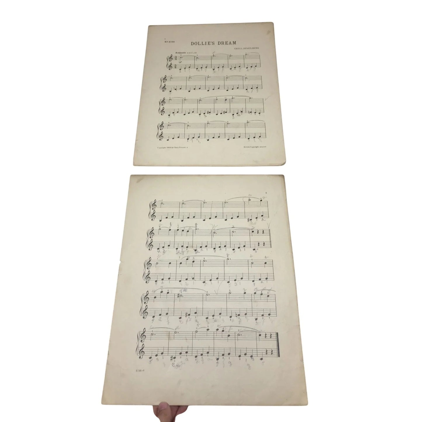 Vintage Sheet Music Book - ''Child Life'' by J L Spaulding - A+ Stuff - SHEET MUSIC - A+ Stuff