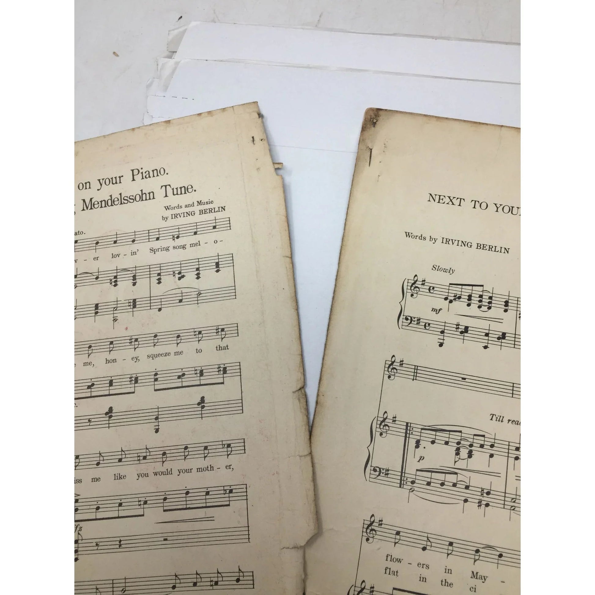 Vintage Sheet Music Book - ''Next To Your Mother Who Do You Love?'' - A+ Stuff - SHEET MUSIC - A+ Stuff